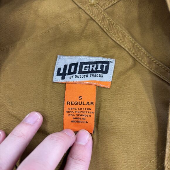 Duluth Trading Overalls Womens Size Small Bronze 40 Grit Flex Twill Bib Outdoors - Picture 4 of 7